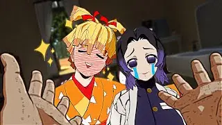 ZENITSU LE BAJA LA NOVIA A TANJIRO!??⚡😭 ► El Rancho de la Chinobus #2
