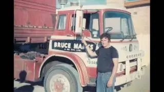 lo-fi slideshow of classic australian trucks with owners (sleep mix)