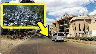 Nairobi Zero Traffic Day Magadi Road to Haile Selassie Avenue via Mbagathi Way