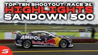 Top Ten Shootout (Race 31) Highlights - Penrite Oil Sandown 500 | 2025 Supercars Championship