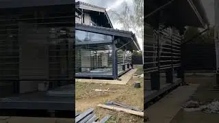 Остекление веранды прозрачными рольставнями из поликарбоната РОЛГРУПП #прозрачныерольставни #дизайн