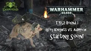 40k Batrep - Grey Knights vs. Admech - T5S2 40k ITC Tournament Round 1!