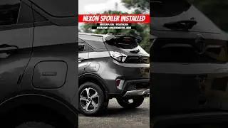 NEXON SPOILER | #tatanexon #nexon2024 #caraccessories #carparts #carmodifications #tatanexon2022