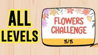 Tricky Words Flowers Names challenge All Levels
