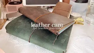 leather care for leather journals