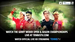 Watch 2015 Gerry Weber Open & Aegon Championships - Official ATP tennis streams in HD