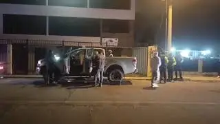 Ambato | En Totoras sur de Ambato, donde una camioneta, fue abandonada y presenta varios disparos