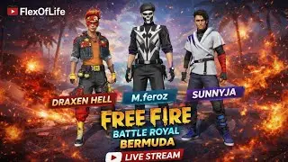 FREE FIRE LIVE 🔥 Bermuda Battle Royale | Full Squad Domination 💀 | FlexOfLife