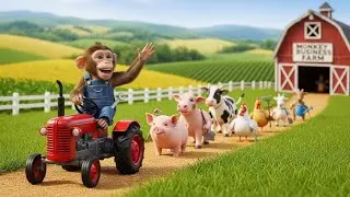 The Little Farmer Parade How a Monkey Keeps the Farm Running Smoothly