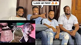 FIRST REACTION TO BTS knowing they're hot for 10 minutes straight!!