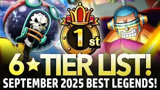★6 TIER LIST! Best Legends September 2025! (ONE PIECE Treasure Cruise)