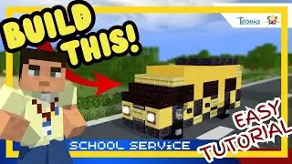 How to Build a Car in Minecraft School Service 🚗| Easy Tutorial for Kids | Crafter Ph