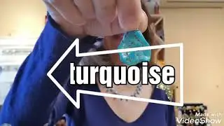 Minute litho la turquoise