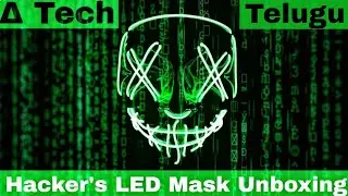 Hacker's LED Mask || Unboxing || DELTA TECH ||