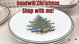 Экономный рождественский декор в Goodwill | Shop With Me 2025 🎄