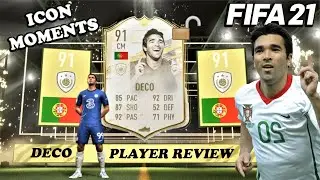 91 PRIME ICON MOMENTS DECO PLAYER REVIEW - FIFA 21