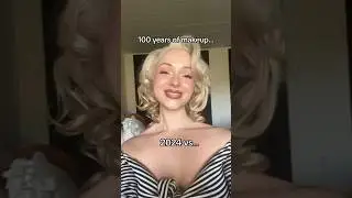 100 years of MAKEUP&hellip;😍 #shorts