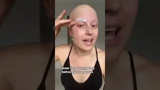 No hair. No eyebrows. No lashes. Come get ready with me! #alopecia #thinninghair #hairloss #wigs