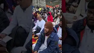 Rudram Chanting by Sri Sathya Sai Devotees at Kedarnath.