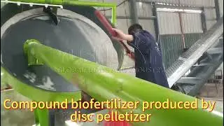 A disc pelletizer