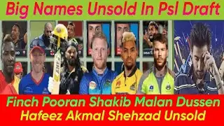 Big Name's Missing Again In Draft | Some Big Player's In Psl | PCB Should Change The Draft Method