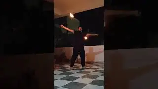 Fire Poi ❤️&zwj;🔥🔥🔥🔥 | Flow Arts | #shorts #firepoi #flowarts