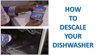 How to descale your dishwasher (Demo # 14 )
