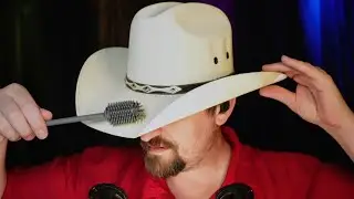 ASMR Cowboy Hat 🤠Scratching to Cure Tingle Immunity