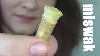 Miswak - wybielanie/mycie zębów patykiem!