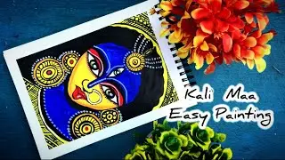 Kali Maa Simple Painting / Cute Kali Maa Painting / Acrylic Painting for Beginners
