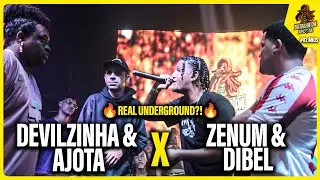 (REAL UNDERGROUND?! 🔥) DEVILZINHA & AJOTA x ZENUM & DIBEL - 2 &ordf;FASE|02ANOS DE BATALHA DA APO$TA🤑#13|