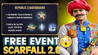 📢 ScarFall 2.0 Free Event & Free Rewards Confirmed &ndash; Republic Utsav Event (Jan 17&ndash;26, 2026) 🎁