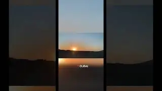 #Sunset view in Desert #shorts #youtubeshorts #trending #dubai #uae #habibi #travel #desert #sunset