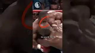 Mike Tyson vs Evander Holyfield II &mdash; ear bite. #boxing #miketyson #viral
