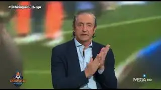 Spanish TV reacting to Hazard laughing with former teammates after loss