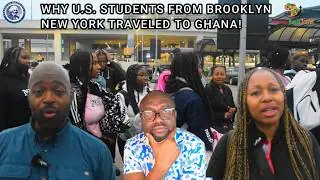 🇬🇭🇺🇸Brooklyn, New York Students Travel to Ghana, Sharing Their First Impressions!