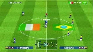 Pro Evolution Soccer 6 - Italy vs Brazil | PS2