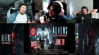 Aliens Dark Descent Gameplay TRAILER REACTION