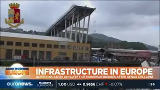 Infrastructure in Europe: Questions asked on safety on European bridges after Genoa collapse