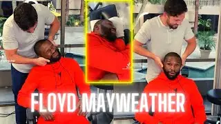 💥FULL VIDEO: Floyd Mayweather's EXPLOSIVE Chiropractic Session! #Mayweather #Chiropractic 🥊