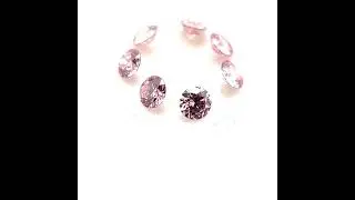 7 x 0.05ct 6PP SI Round Argyle Pink Diamonds