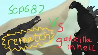 Scp-682 vs Godzilla in hell (rematch/sticknodes animation) scp foundation vs godzilla idw comics 