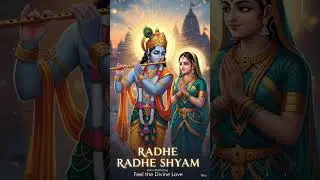 Radhe Radhe Shyam ❤️ | Krishna Bhakti Song | Feel Divine Love 🙏 | #live #love #song #radheshyam