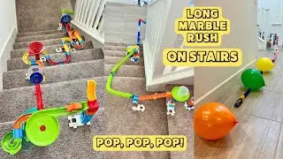 MARBLE RUSH POP, POP, POP! LONG MARBLE RUSH ON STAIRS   @timothyspreciousmoments