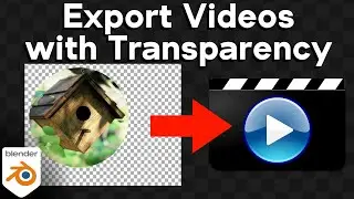 Как экспортировать видео с прозрачностью в Blender