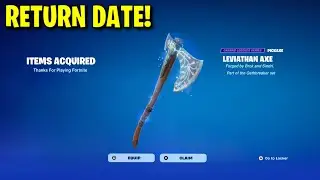 LEVIATHAN AXE RETURN DATE in FORTNITE ITEM SHOP! (Leviathan Axe Pickaxe Returning 2026)