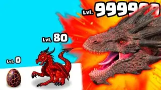TRANSFORMEI UMA PEQUENA CRIATURA EM UM DRAGÃO GIGANTE | Kaiju Run