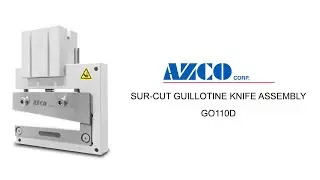 Modular Guillotine Knife Assembly Precisely Cuts a Wide Variety of Flexible Materials | GO110D