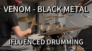 VENOM- Black Metal influenced drumming. 14 year old drummer. #blackmetal #drumming