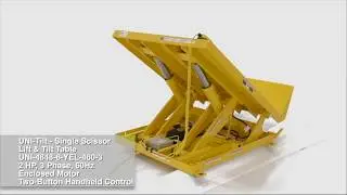 Vestil UNI-4848-6 Single Scissor Lift and Tilt Table